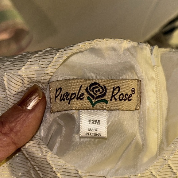 NWT Purple Rose Baby Girls 12 Months Dress - Picture 10 of 10